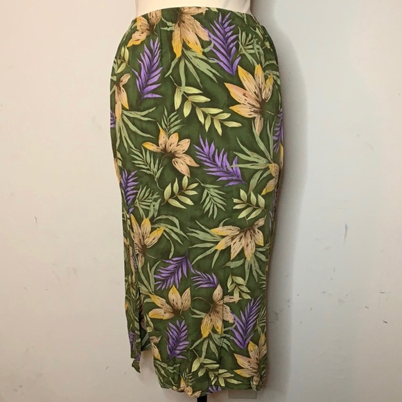 Vintage floral Skirt set - Picture 2 of 2